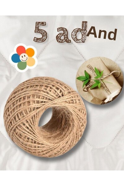 VONTAR 5 τεμάχια 100 γραμμάρια 100 μέτρα νήμα από γιούτα - άχυρο από άχυρο - ...