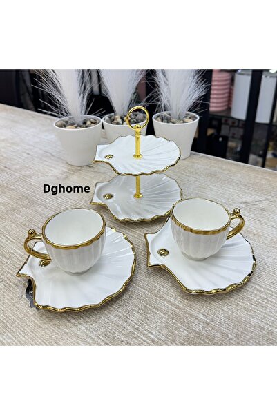 DGCHOME 2 شخصية أويستر كرامكلو فنجان قهوة تركي