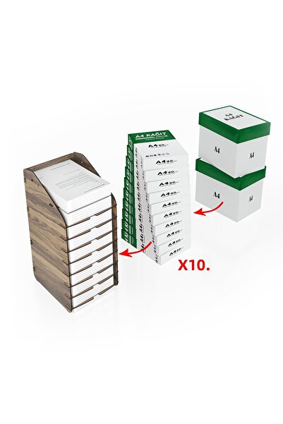 Mingitav Otto Tower 10-етажен A4 настолен органайзер - стелаж за документи