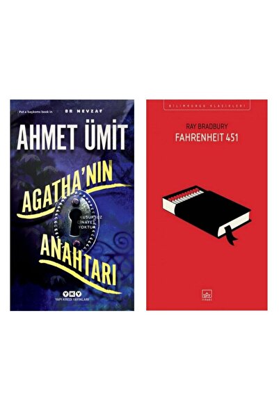 Yapı Kredi Yayınları Agatha’nın Anahtarı - Ahmet Ümit Fahrenheit 451 - Ray Br...