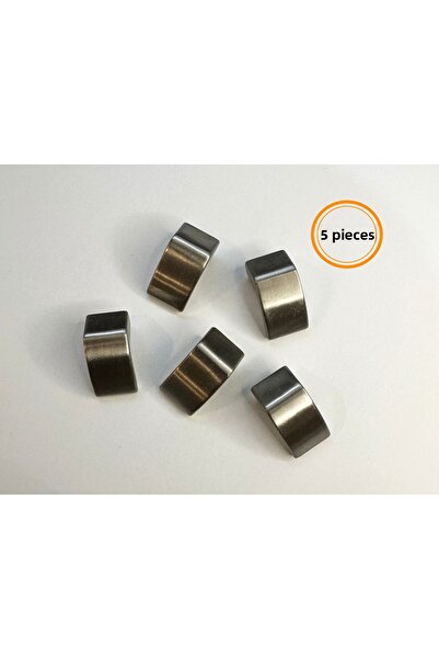 Karan Porselen Button Metal Cabinet, Drawer, Kitchen Handle (5 Pcs)