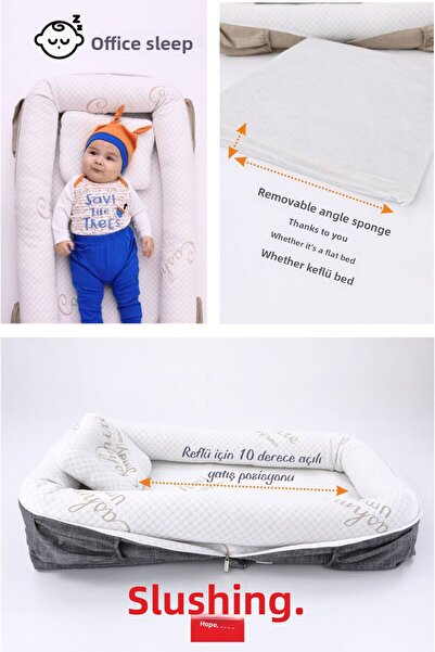 Umaybebek حقيبة أوماي، سرير انعكاسي محمول، بيبي نيست، حقيبة الأم - أنثراسايت