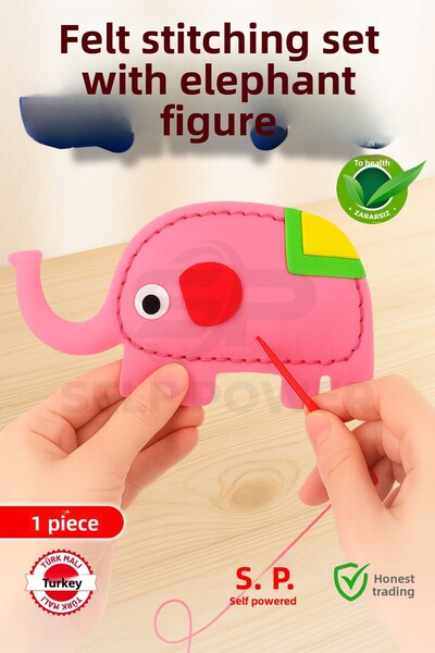 Self Power ألعاب تعليمية على شكل فيل للأطفال من سن 3 سنوات فما فوق، مصنوعة يد...