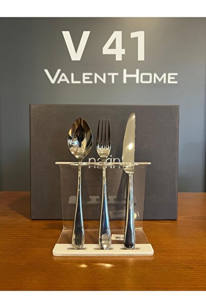 Narin Epsilon-Titan Anthracite-36 Piece Fork Spoon Knife Set