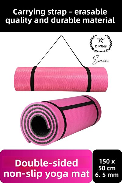 Svein Covoraș de yoga și pilates rezistent la apă, cu curea de transport dura...