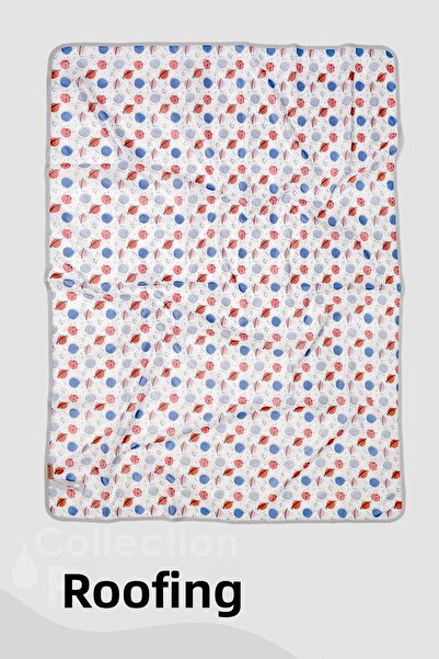 HAMUR Proof Liquid Proof 140X200 cm Baby Kids Play Event Activity Nutrition Cover Planet