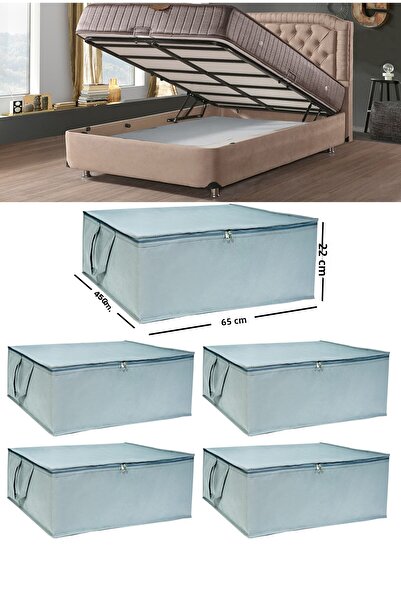 Ekici home textile 5 قطع - حقيبة تخزين من نوع قاعدة سرير الأريكة، حقيبة تخزين...