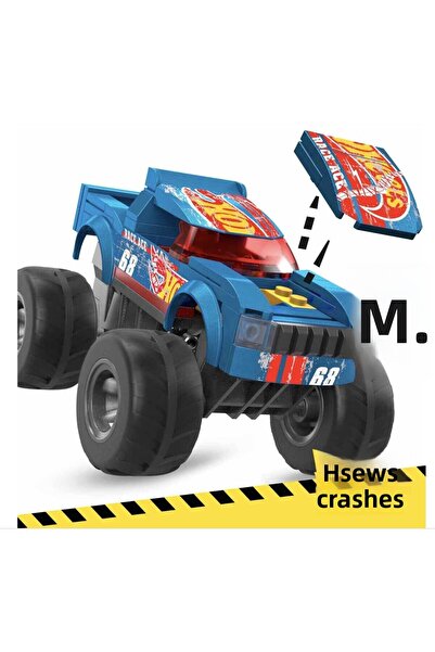 HOT WHEELS شاحنة الوحش ميجا سماش آند كراش Hmm49