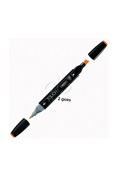 Touch علامة مزدوجة F122 برتقالي فلوري