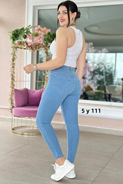 İnce Topuk Skinny Leg Stretch Jeans 5Y111