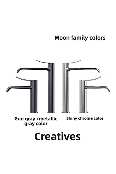 Creavit Lua Waterfall Sink Fixture Chrome