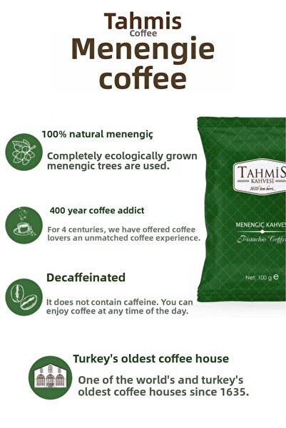 Tahmis Menengiç Coffee Milk Powder 100 Gr 3 Pack