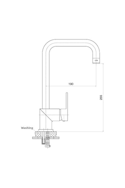 GPD Sink Kitchen Faucet Nova Mte35