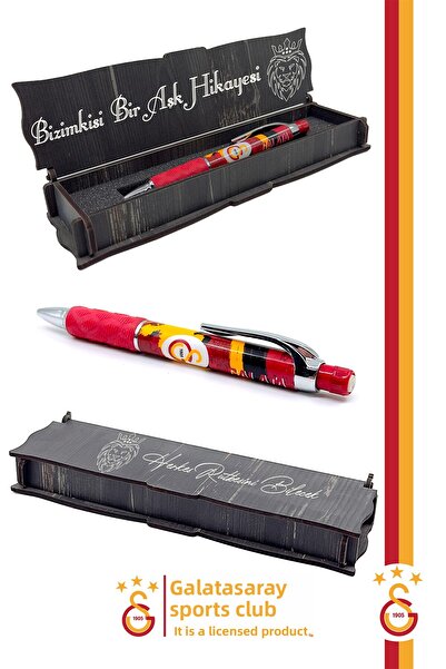 Galatasaray قلم بنك الاستثمار القومي الأصلي، صندوق خشبي خاص
