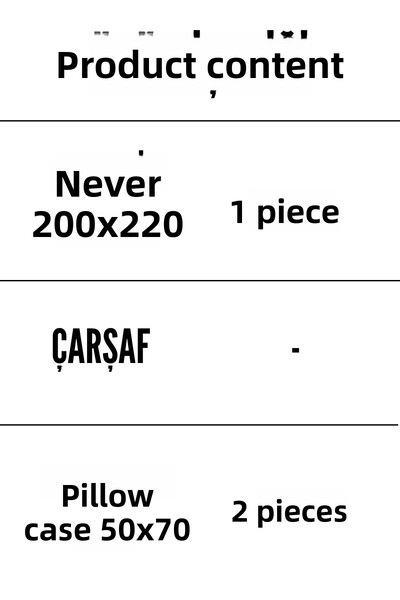 INTER Z Double Duvet Cover Set 57 Thread Akfil Fabric with 2 Pillowcases (9 Colors)