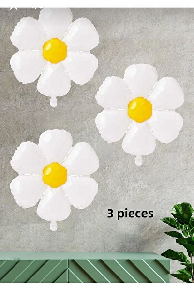 ATAKENT PARTİ بالون صغير من رقائق الأقحوان مقاس 25 سم - مجموعة من 3 قطع