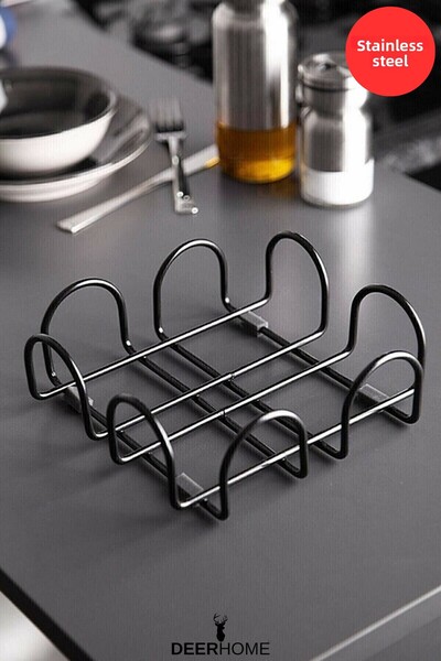 Passionis Napkin Holder Metal Square Horizontal Cafe Presentation Napkin Hold...