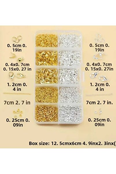 yiğit aksesuar Χρυσό και ασημένιο κολιέ βραχιόλι κοσμήματα κιτ κατασκευής 800...