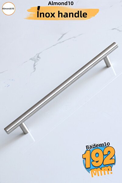 Badem10 Rosemary 192 Mm Inox Metal Club Bucătărie Sertar Uși Butoane