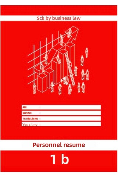 Turuncu Beyaz Αρχείο Συνοπτικής Αναφοράς Προσωπικού 25 Τεμάχια