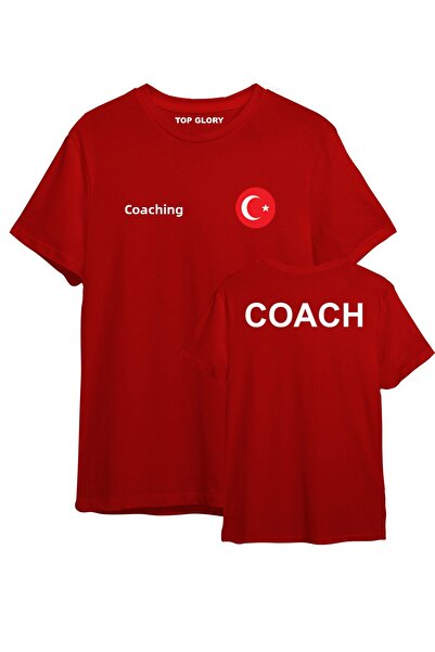 TOP GLORY Μπλουζάκι Coach Printed