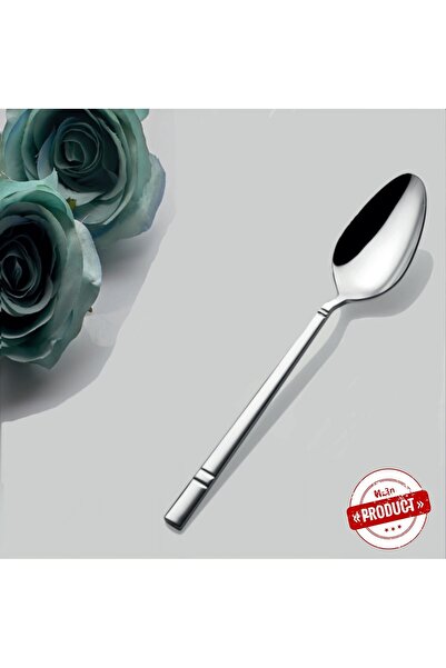 AHİR TİCARET İnter Steel Erva Model Dessert Spoon 12 Pieces