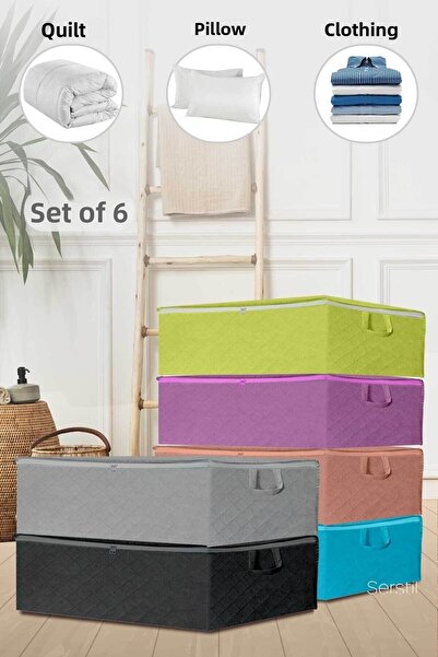 ESTİ 6 bucăți de resturi colorate - 64x45x22 cm tip bază și canapea extensibilă