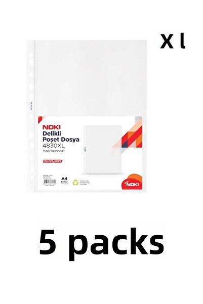 Noki 5 عبوات 4830-xl 100 كيس ملف