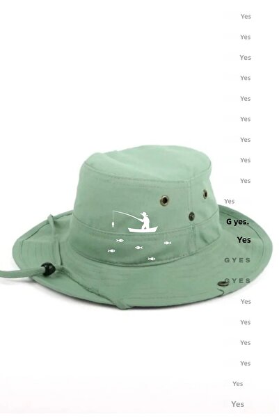 GYES Safari Fisherman Printed Hat Unisex Foldable Standard Size