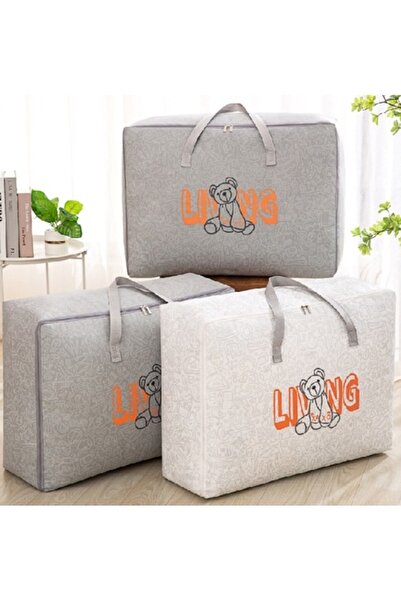 ALMUFARREJ Set of 3 Multicolor Collapsible Storage Boxes