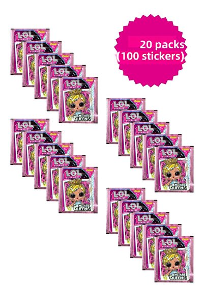 Panini Αυτοκόλλητο με άδεια L.O.L LOL Surprise Collection 20 Pack (100 αυτοκόλλητα)