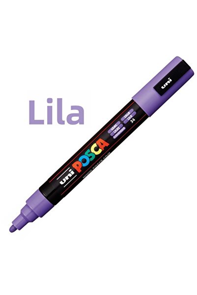 Uni Posca Lilac Marker Pc-3M (0.9-1.3mm) Poska Pc3M Pc - 3m