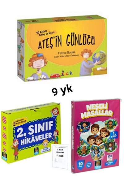 Bıcırık Yayınları الأول والثاني يوميات النار للصفوف - 2 مجموعة قصص الفصل الدر...