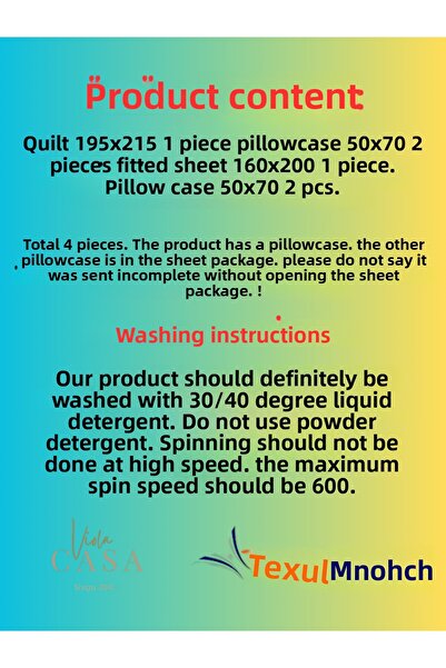 Violacasa Double Welsoft Pufidik Sleeping Set (with Elastic Sheets) Powder Flower