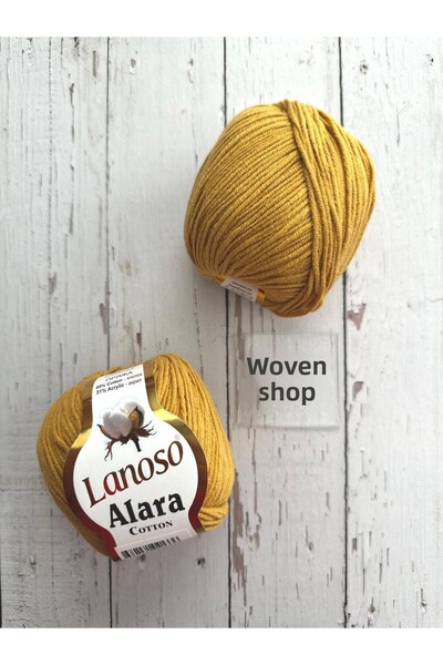 Lanoso Alara Cotton 50 Gr. Amigurumi Punch Knitting Thread Color Code:903