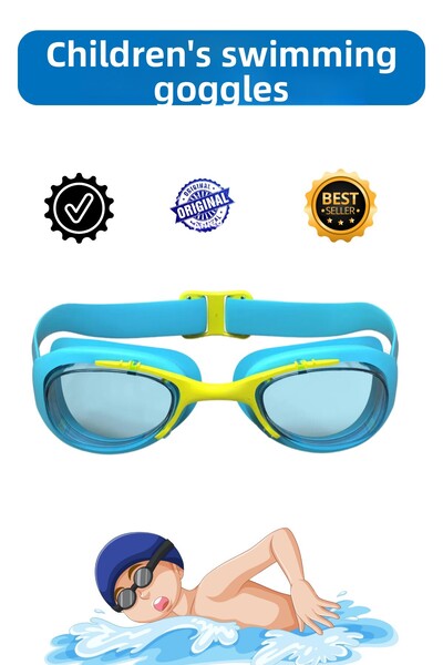 EpiRelax Children's Swimming Goggles - Steam-Free Adjustable Swimming Goggles
