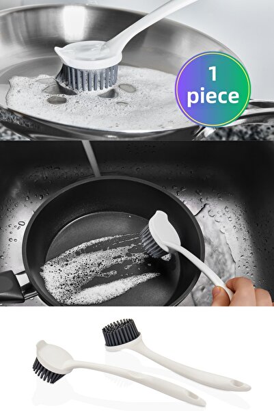 WAPPA فرشاة حوض الأطباق فائقة التحمل مع طرف من السيليكون