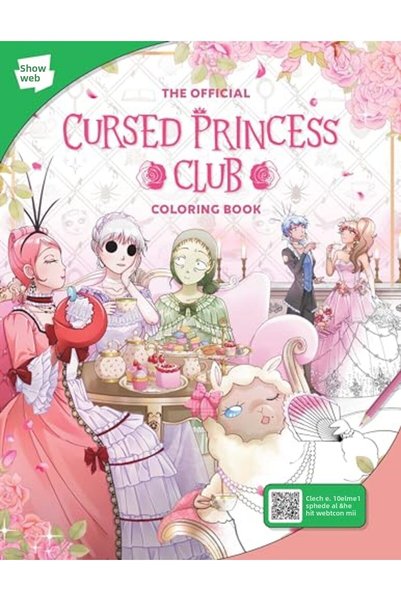 Hachette The Official Cursed Princess Club Coloring Book 46 Original Illustra...