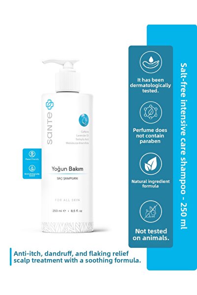 SantePlus شامبو العناية المركزة الخالي من الملح ضد القشرة للشعر الدهني (E.GZAMA, S.EDEF)