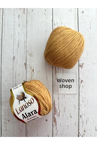Lanoso Alara Βαμβάκι 50 Γρ. Κωδικός χρώματος Amigurumi Punch Knitting Yarn:910