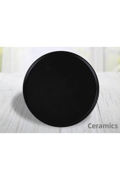 Keramika 27 Cm Stackable Serving Plate Matte Black