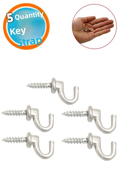 NZB شماعة مفاتيح، خزانة حائط، درج، باب، سلسلة مفاتيح معدنية مع براغي (5 قطع)