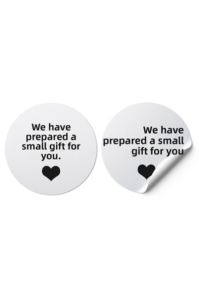 etikettcim استيكر مغلف (3x3 سم) 100 قطعة دائرية - أعددنا لك خلفية بيضاء -