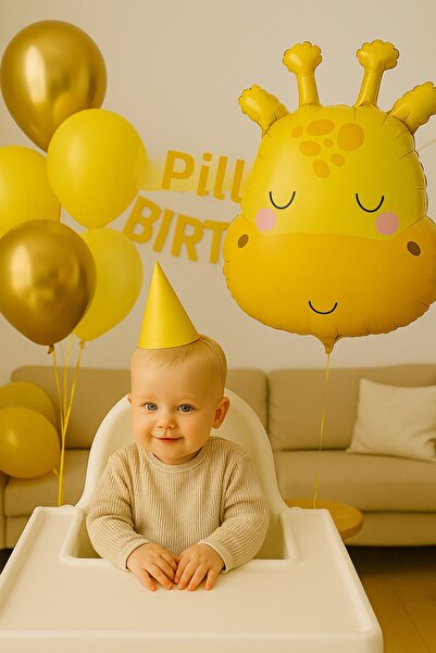 PartiCompany Giraffe Head Foil Balloon – 74 X 51 cm 🎈 🦒 ✨