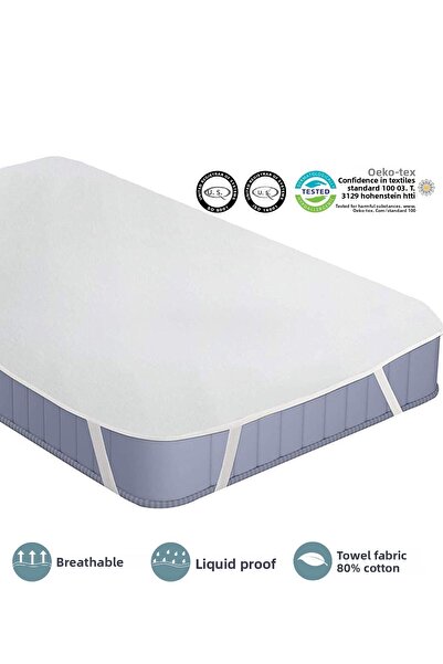 CARETEX Liquid Proof Corner Elastic Towel Fabric Bed Mattresses