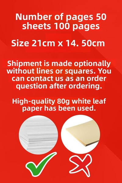 Anime Marketi Art Themed A5 Spiral Bound School Notebook 50 Sheets 100 Pages - Ruled