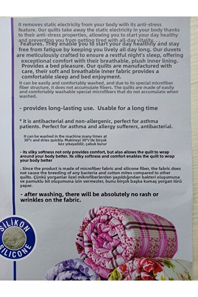 TEKSTİLCİ aktarteks Micro pilota dublu cu model în culori mixte