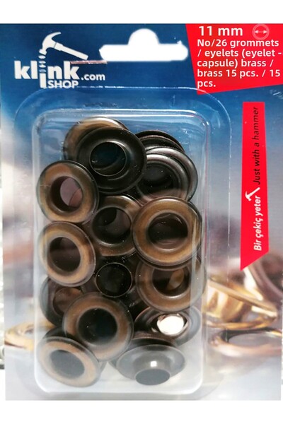 Klinkshop جهاز تطبيق بمطرقة العيينة رقم 26 و15 قطعة 11 مم مجموعة العيينة الصف...