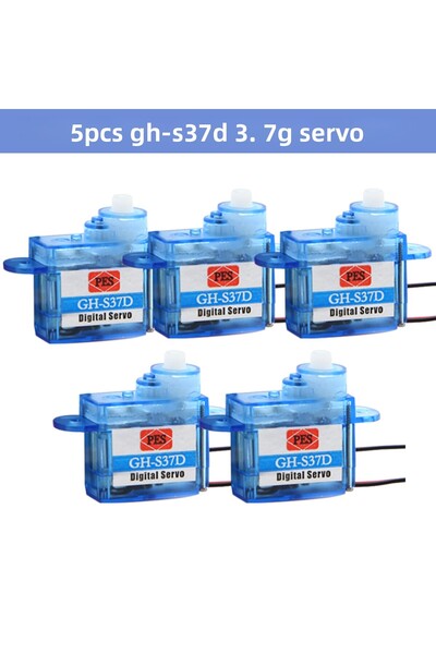 Choice 5PCS S37D 2/5/10PCS PES GH-S37D Servo Motor Digital 3.7g Mini Micro Servo For RC Airplane Helicopter