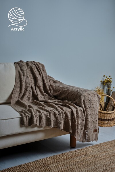 Nazik Home Плетено одеяло за телевизор (130 x 150 см)